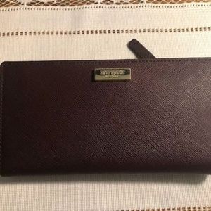 Kate spade stacy wallet mahogany